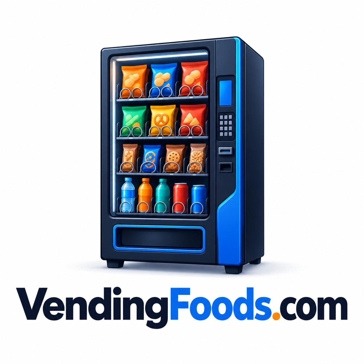 VendingFoods.com domain name artwork